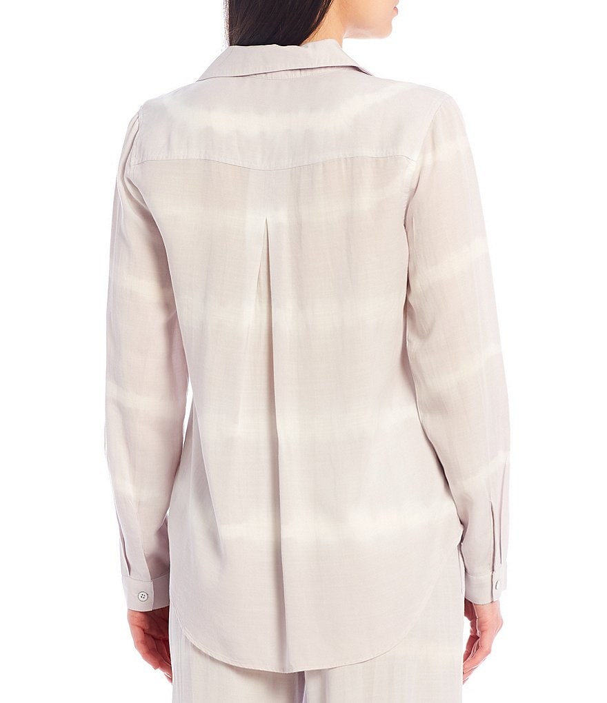 Cloth & Stone Woven Striped Coordinating Button Down Top