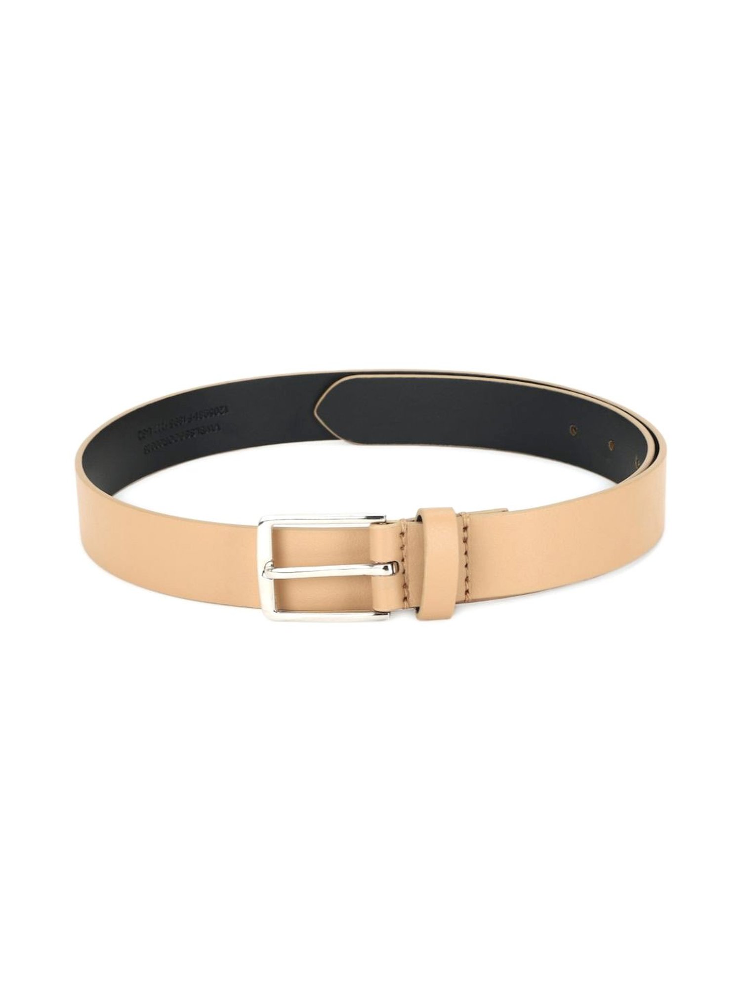 Hidesign Mariko Brown Solid Leather Narrow Belt