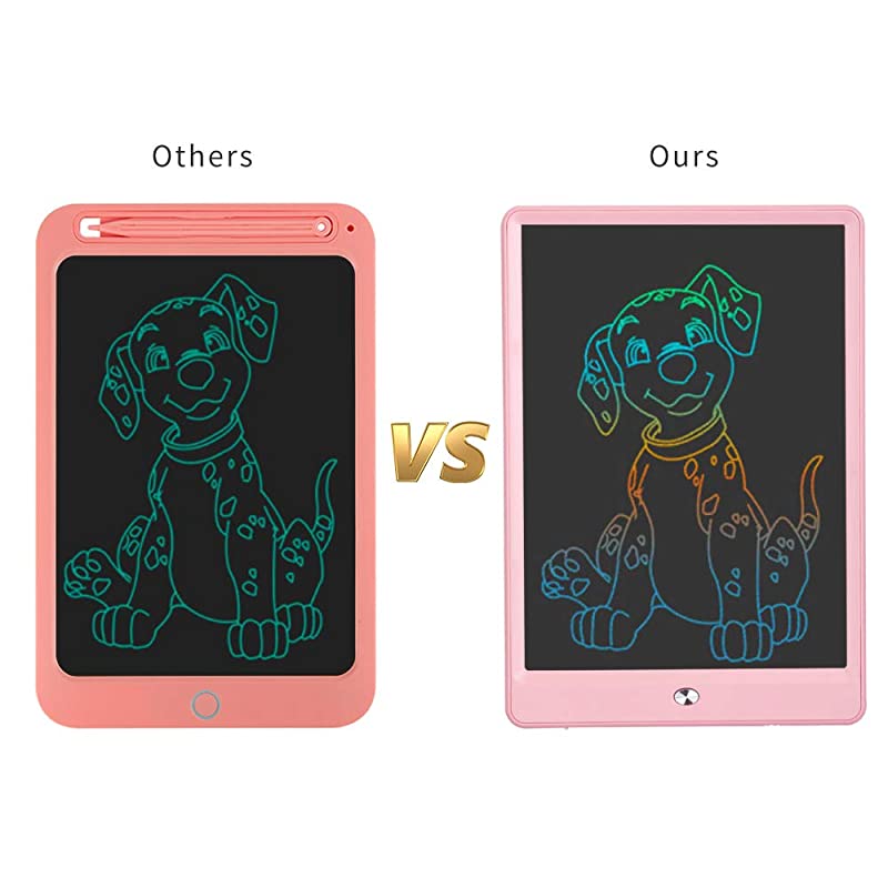 LCD Writing Tablet 10 Inch Drawing Tablet for Kids Colorful Screen Doodle Board and Kids Drawing Pad for Ages 2+