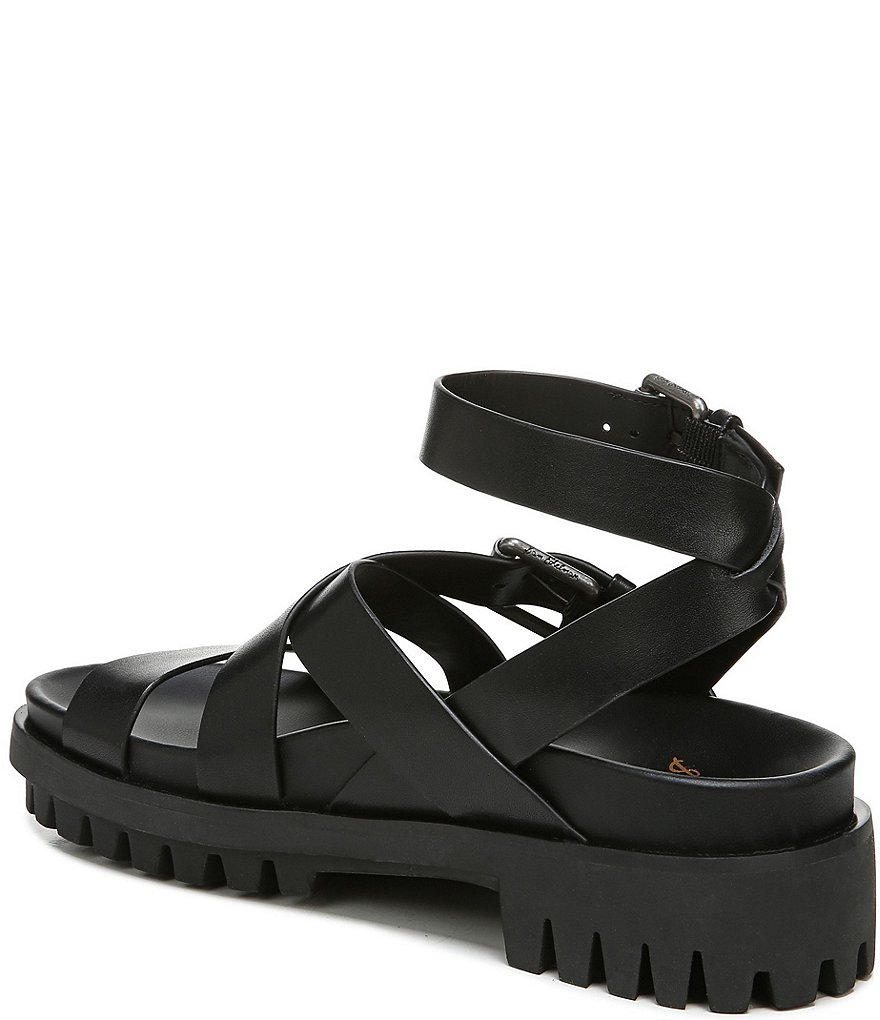 Sam Edelman Eleanora Leather Ankle Wrap Sandals