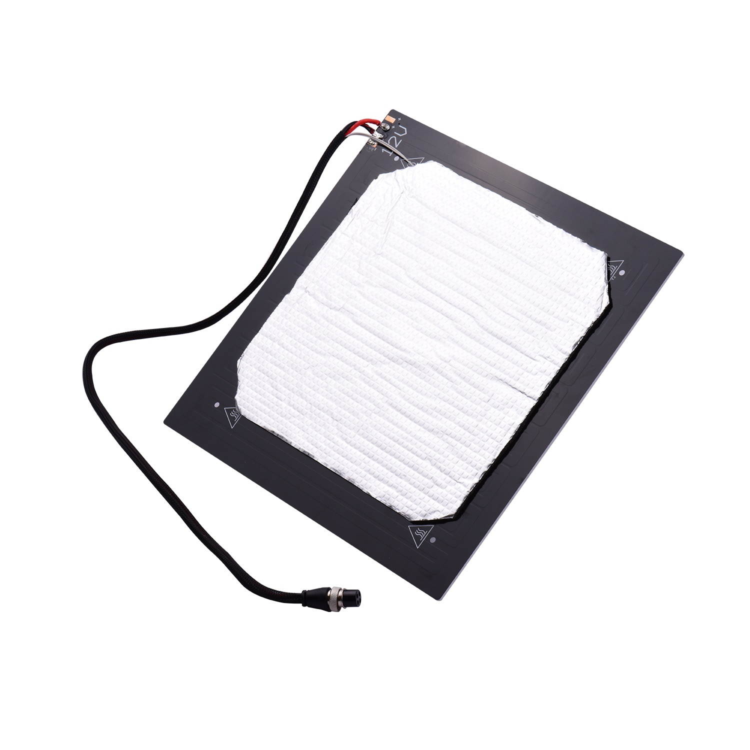 Aibecy 12V 3D Printer Heated Bed Hotbed Heating Platform Aluminum Plate 310*310mm with Hotbed Wire Insulation Connton Aviation Connector Compatible with Creality CR-10/CR-10S 3D Printer