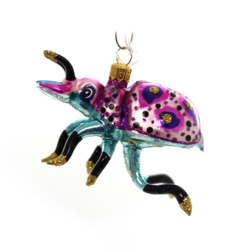 Morawski 2.25" Pink Bug Antenna Insect  -  Tree Ornaments