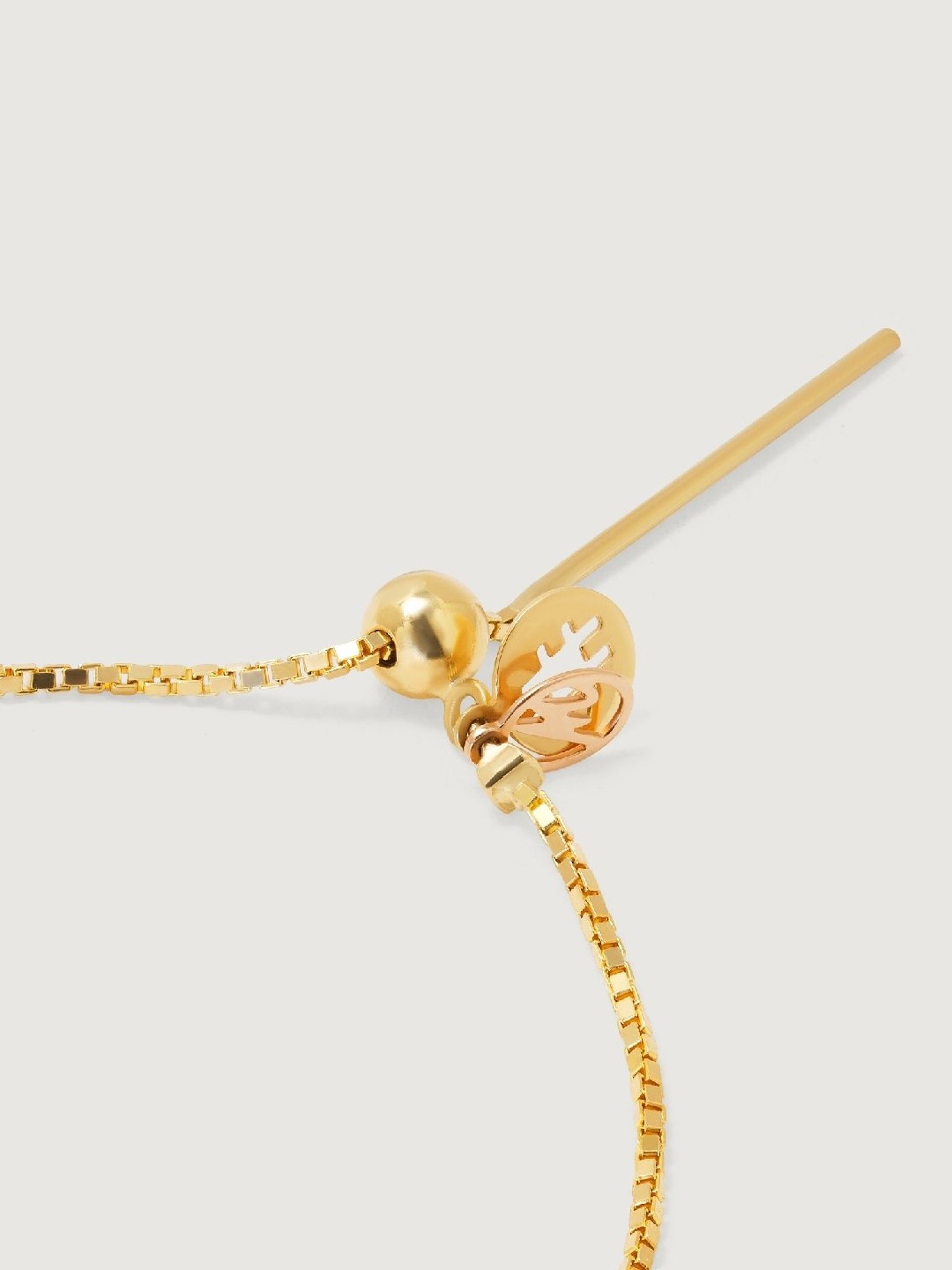 Mia by Tanishq Dual Radiance 18k Gold & Diamond Pendant with Chain