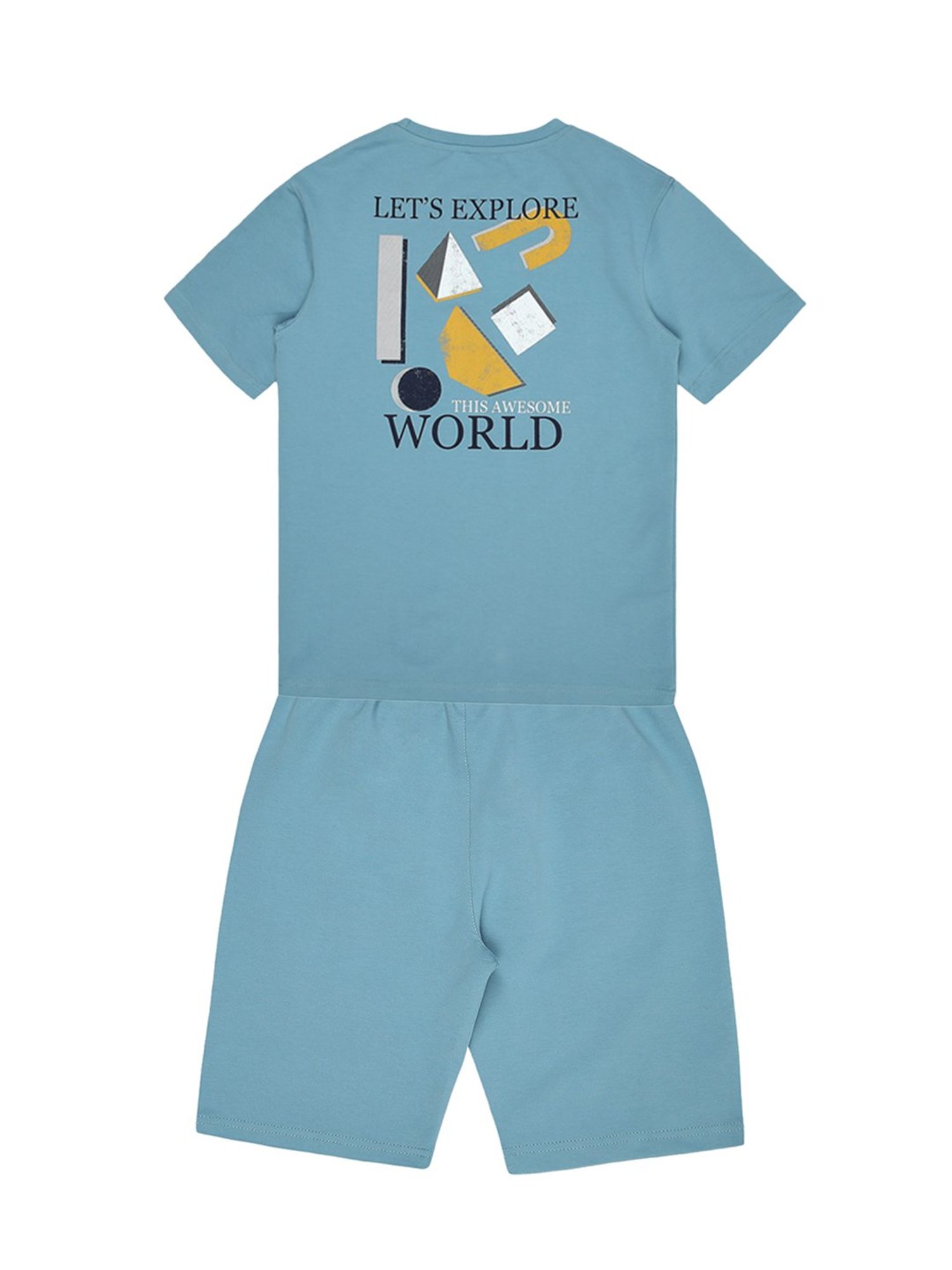 Mothercare Kids Multicolor Printed T-Shirt Set (Pack of 2)