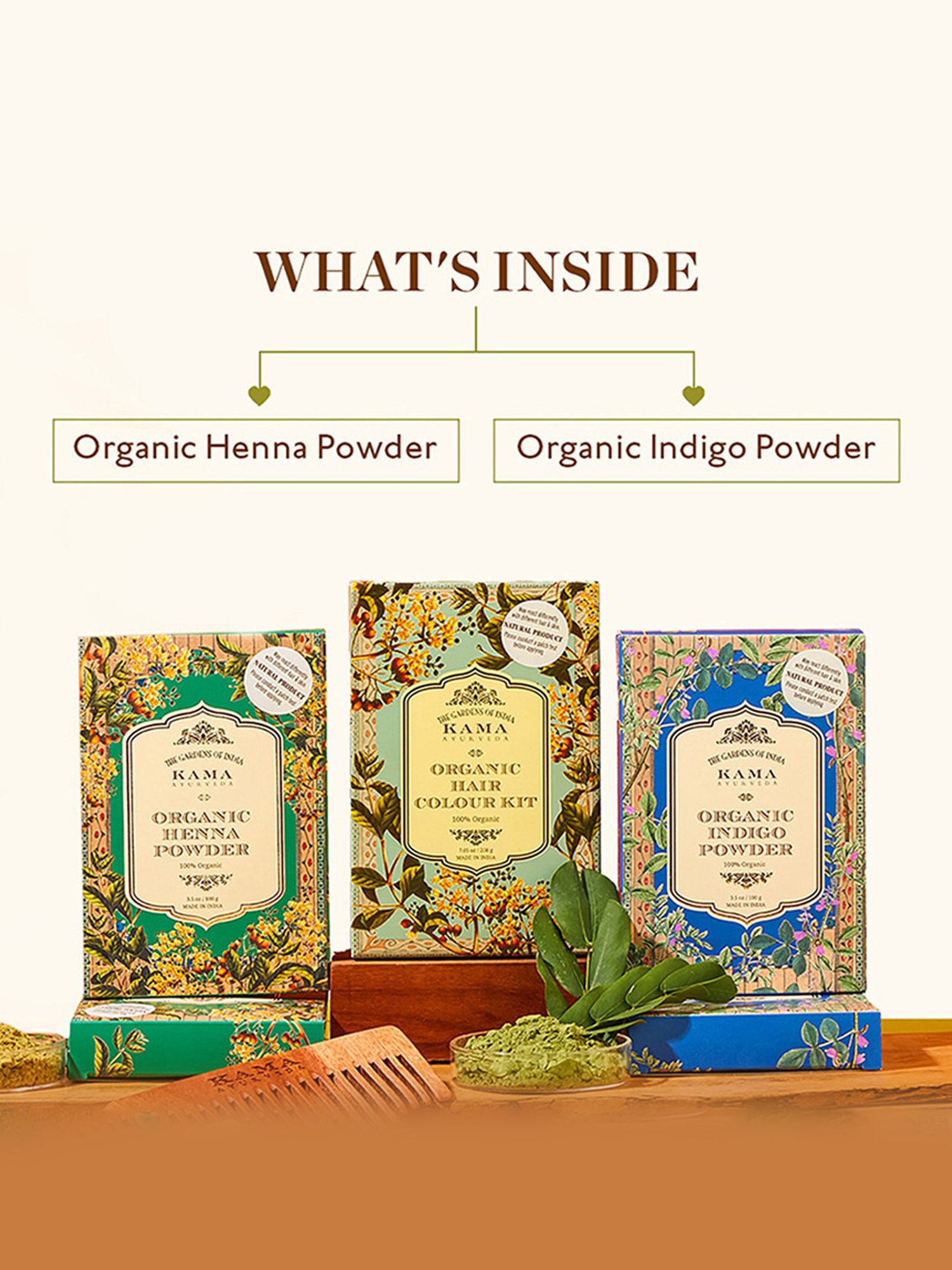 Kama Ayurveda Organic Hair Color Kit