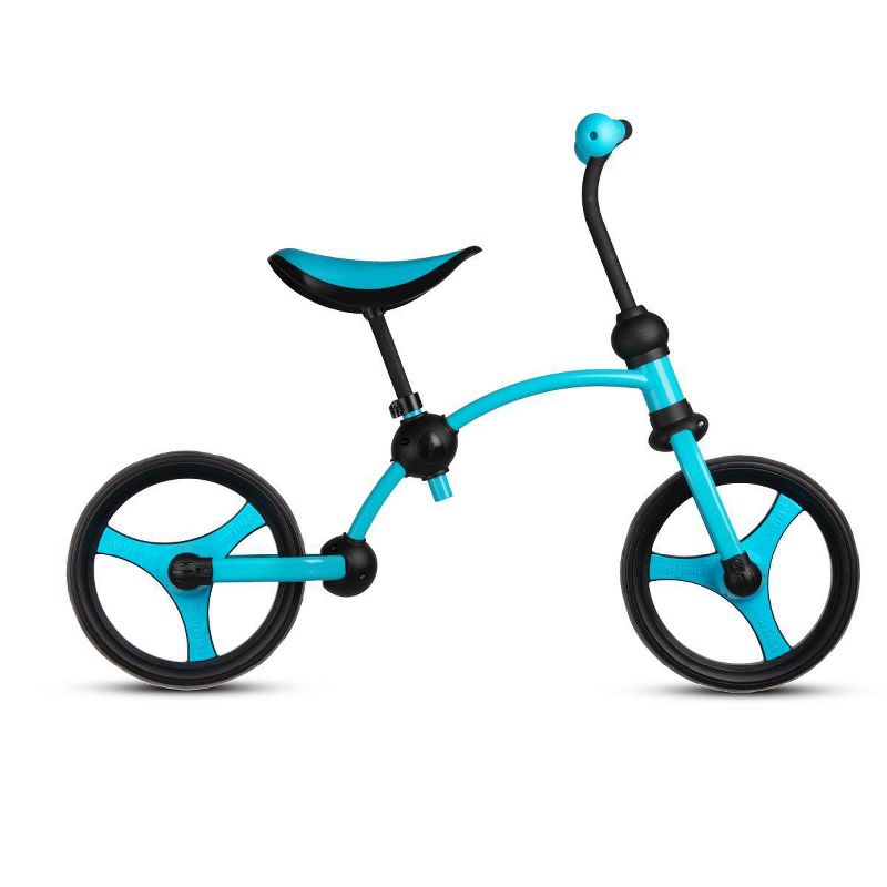 Kinderfeets White Adjustable Toddler and Kids Bike Helmet Bundle with Kinderfeets Sage GreenTiny Tot PLUS 2-in-1 Balance Trike Tricycle