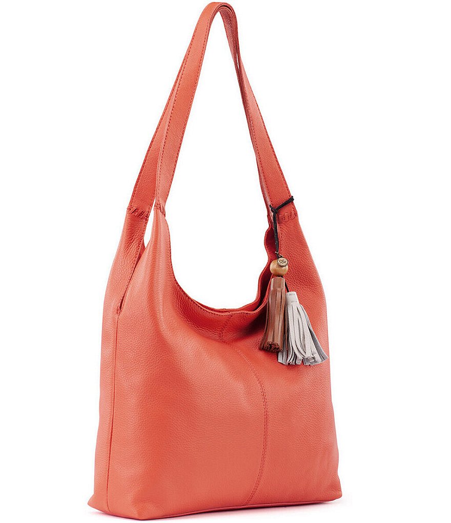 The Sak Huntley Leather Magnetic Snap Hobo Bag