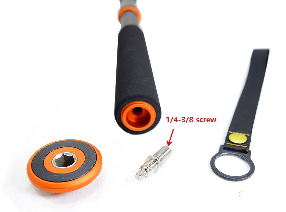 Koolehaoda 66.5"- 4 Section Video camera Tripod Monopod & Folding Three Feet Support,(CNC manufacturing process)