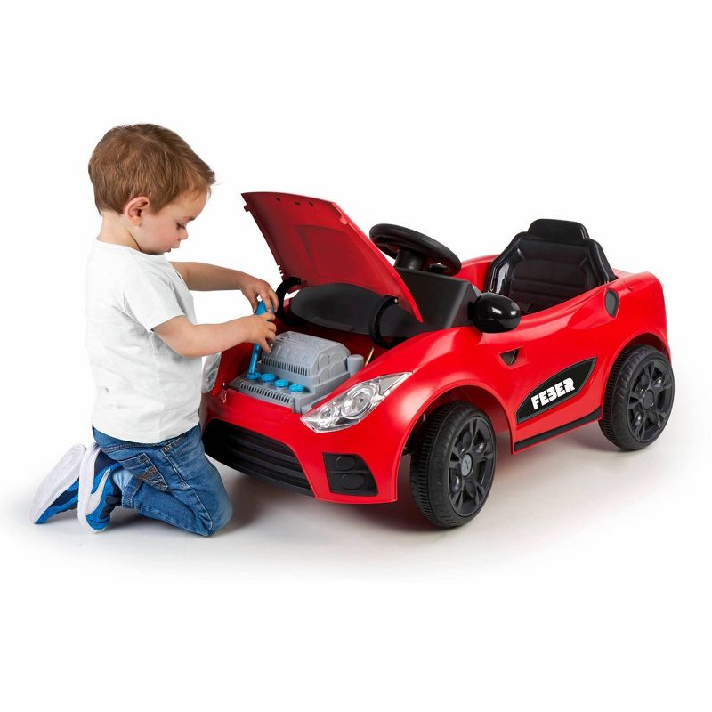 Feber 6V My Real Car 6-in-1 Breakdown Powered Ride-On - Red