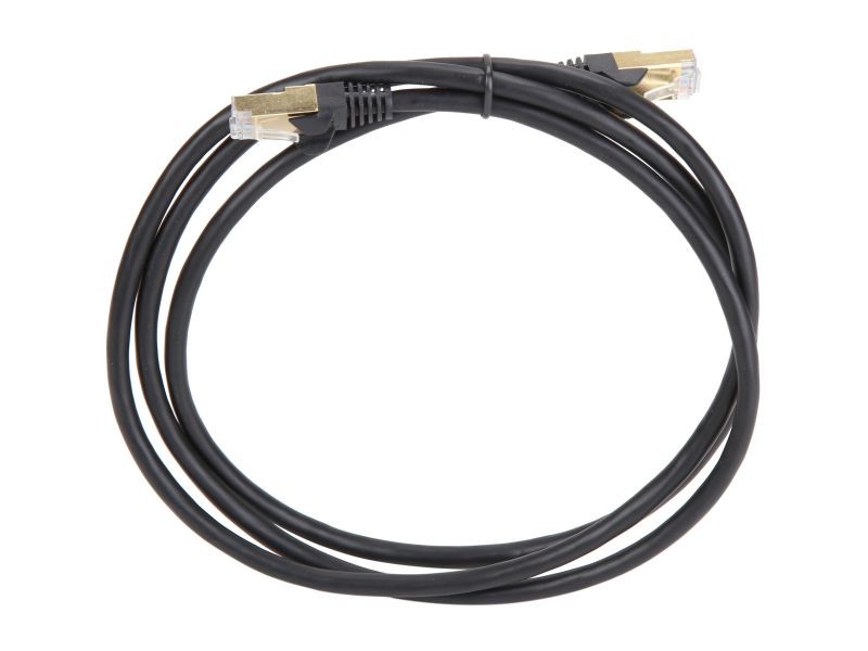 StarTech C6ASPAT6BK StarTech.com Cat6a Shielded Patch Cable - 6 ft. - Black - Snagless RJ45 Cable - Ethernet Cord - Cat 6a Cable