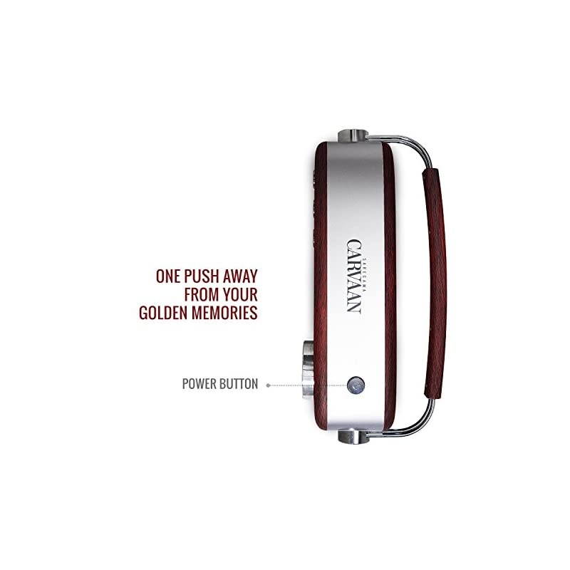 Carvaan Portable Digital Music Player Cherrywood Red