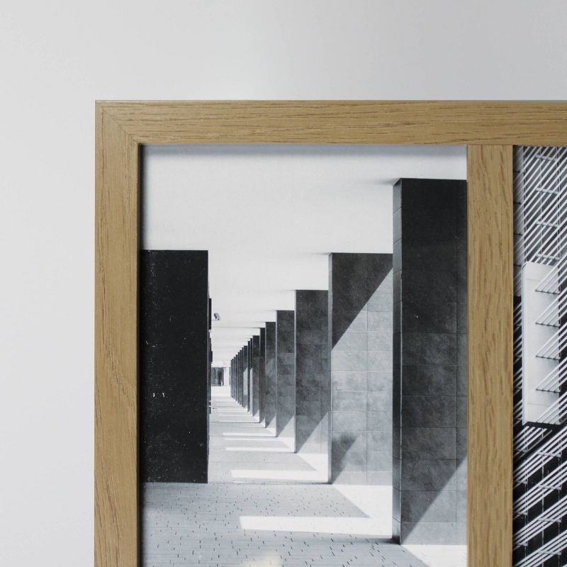 Thin Frame Holds 2 Photos Natural 5"x7" - Made By Design™