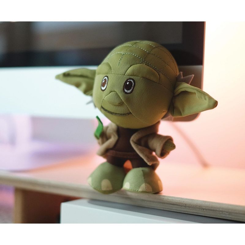 Seven20 Star Wars Yoda Stylized Plush Character And Enamel Pin | Measures 7 Inches Tall