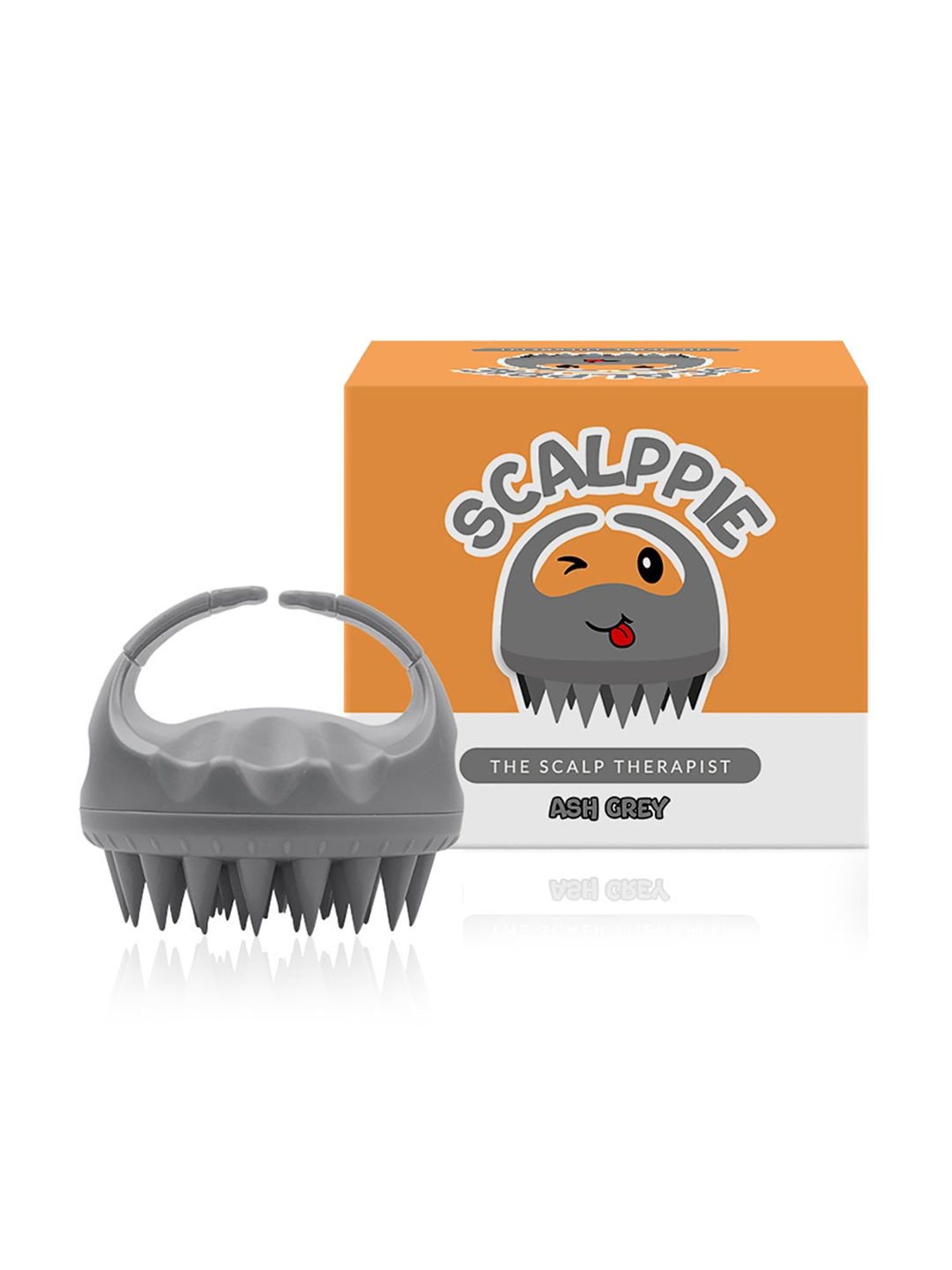 Scalppie Ash Grey Hair Shampoo Brush & Scalp Massager