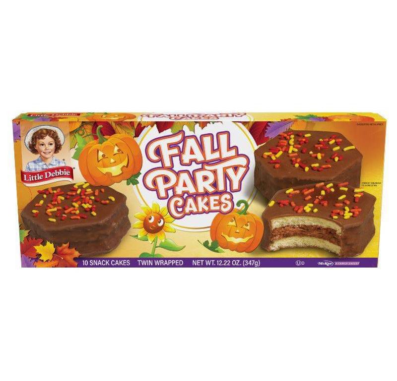 Little Debbie Fall Party Cakes Chocolate - 12.22oz