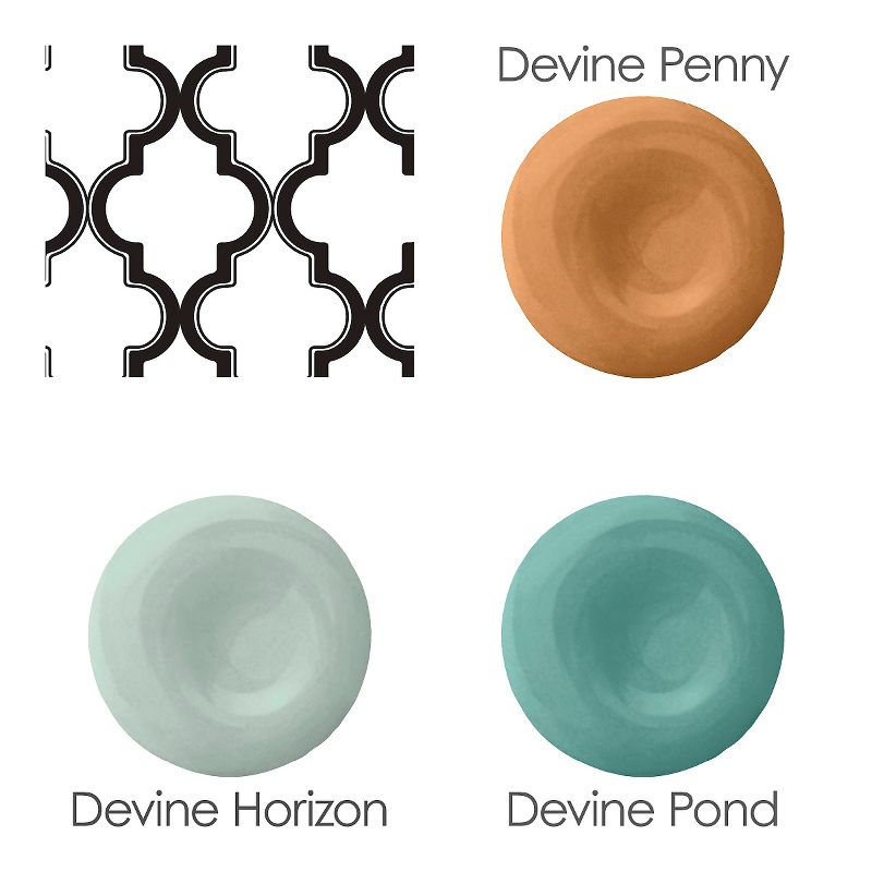 Devine Color Cable Stitch Peel & Stick Wallpaper Black/White