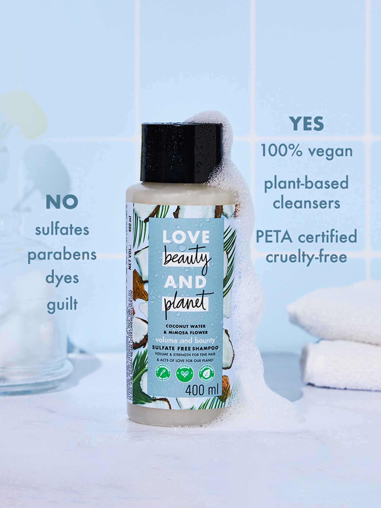 Love Beauty & Planet Coconut Water & Mimosa Flower Shampoo - 200 ml