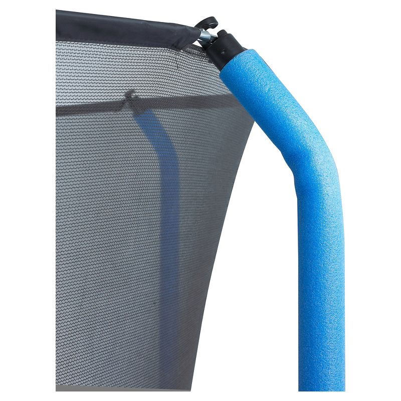 Skytric 15' Trampoline with Top Ring Enclosure System equipped with the "Easy Assemble Feature"