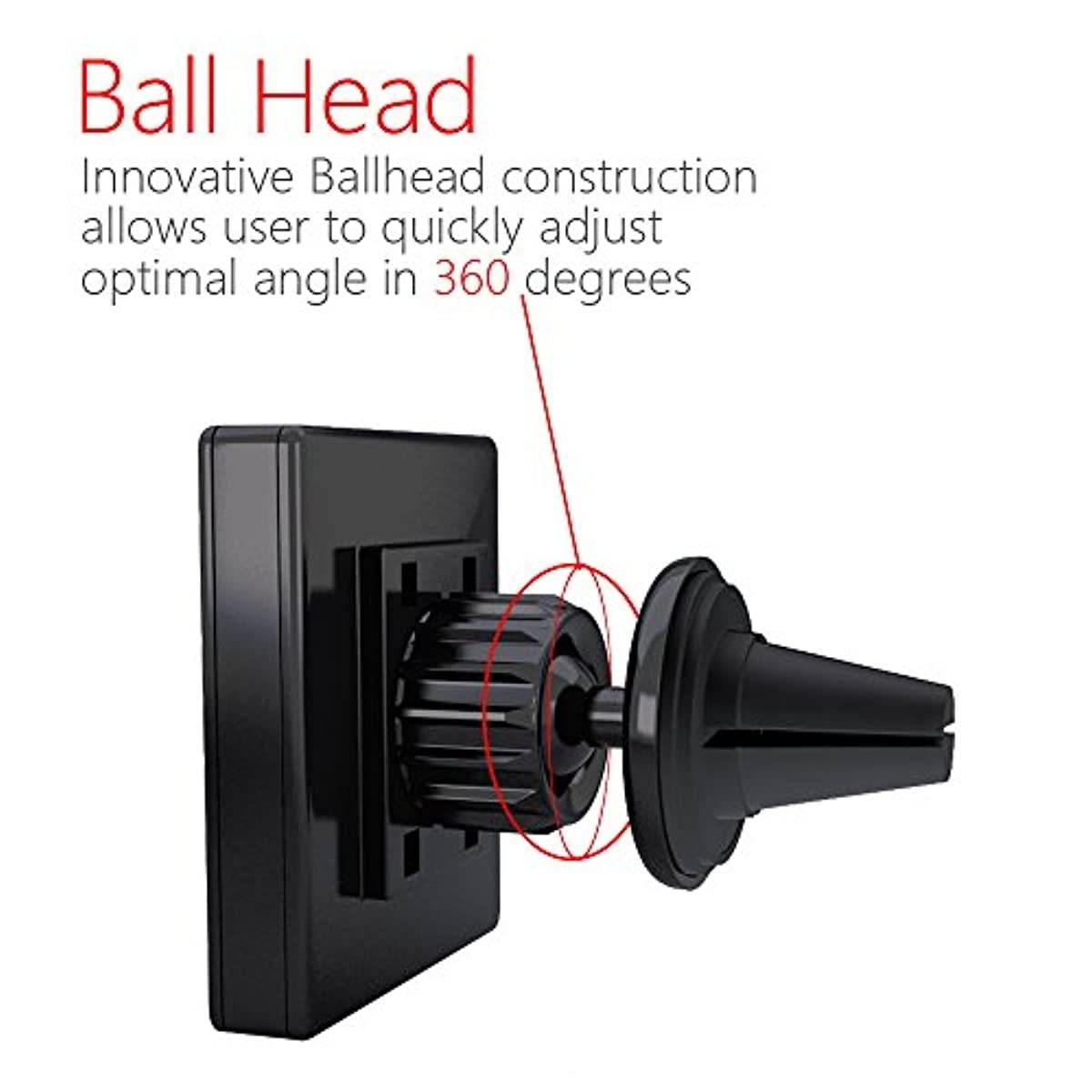 Koomus Magnetos Universal Air Vent Magnetic Cradle-Less Smartphone Car Mount Holder