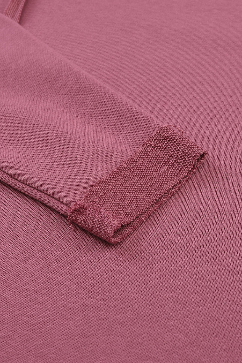 Drop Shoulder Exposed Seam Oversized Sweatshirt