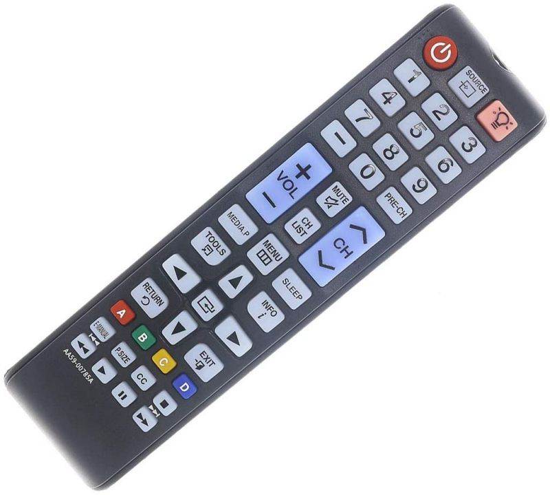 Aurabeam TV Remote Control for/fit Samsung AA59-00785A for PN43F4500 PN43F4500AF PN43F4500AFXZA PN43F4550 PN43F4550AF PN43F4550AFXZA pn51 PN51F4500 PN51F4500AF PN51F4500AFXZA PN51F4550 (AA5900785A)