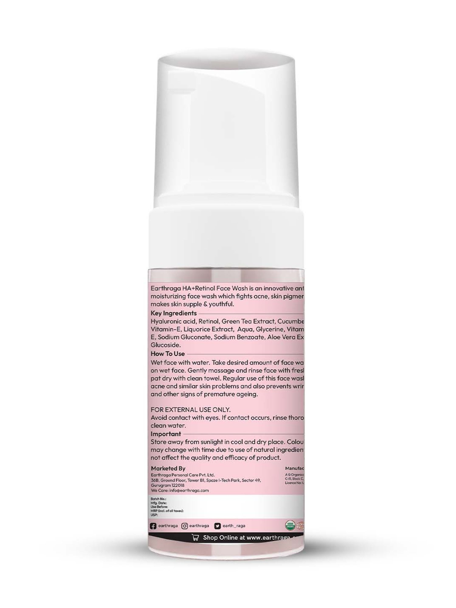 Globus Naturals Rice Ceramide Radiance Face Wash - Pack of 3