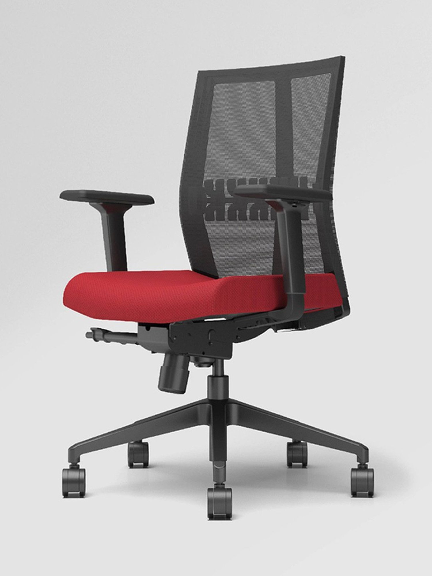 Godrej Interio Aero Full Red Fabric Standerd Office Executive Chair