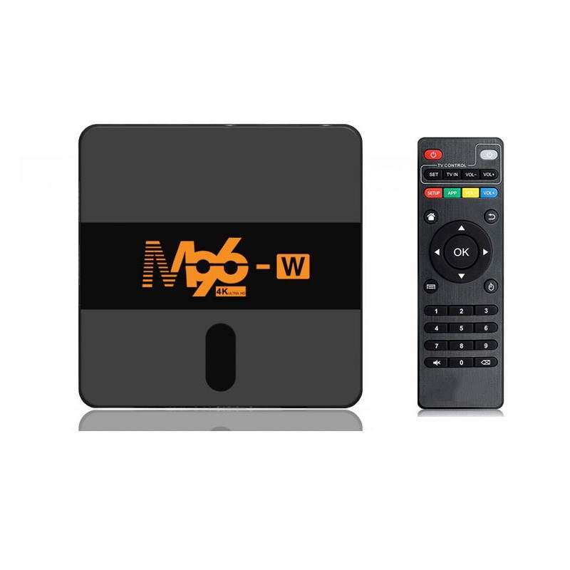M96 S905W TV Box 1G+8G 3840X2160 Network Player Android Set-Top Box TV Box Supports AVI, VOB, MPEG, RM, RMVB, WMV, MP4 US Plug