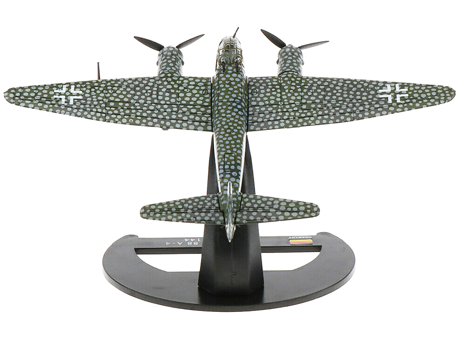 Junkers Ju 88 A-4 Combat Aircraft "8./KG 6 Operation Steinbock" German Luftwaffe (1944) "Planes of World War II" Series 1/144 Diecast Model Airplane by Luppa