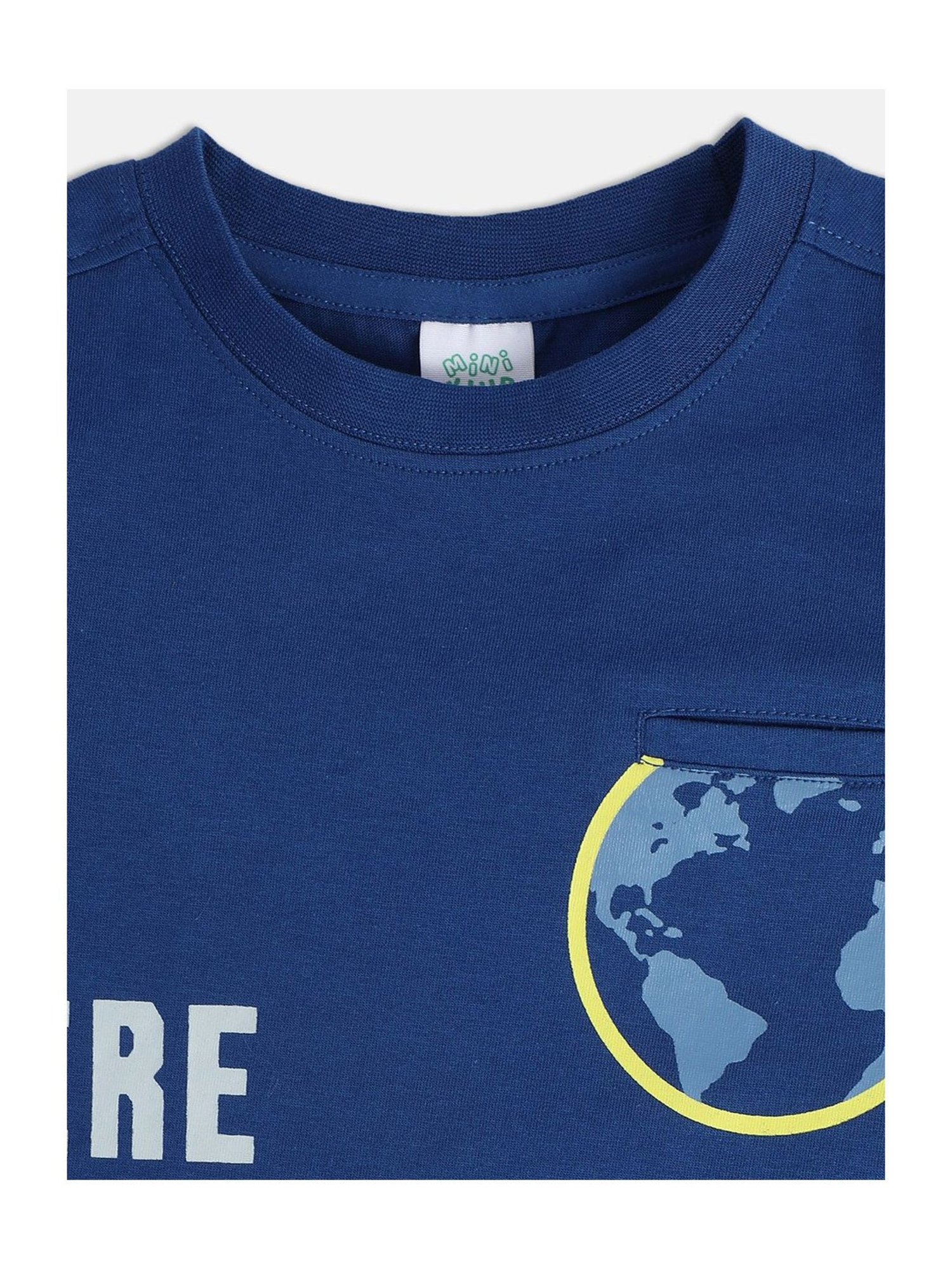 MINIKLUB Kids Blue Printed T-Shirt