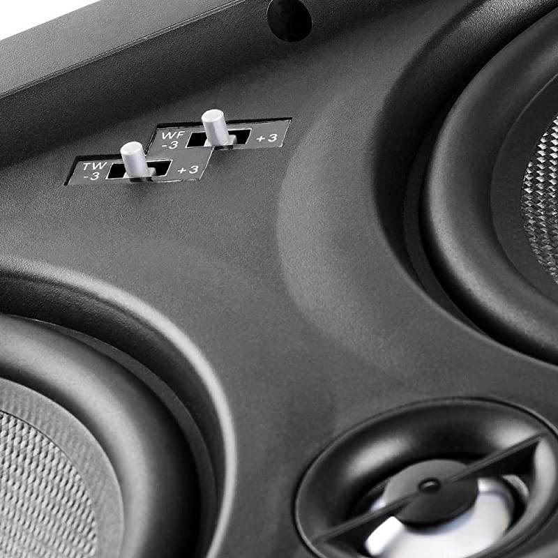 6.5&rdquo; Trimless in-Wall LCR Speaker - Dual Woofers & Dome Tweeter, Single - IW650LCR