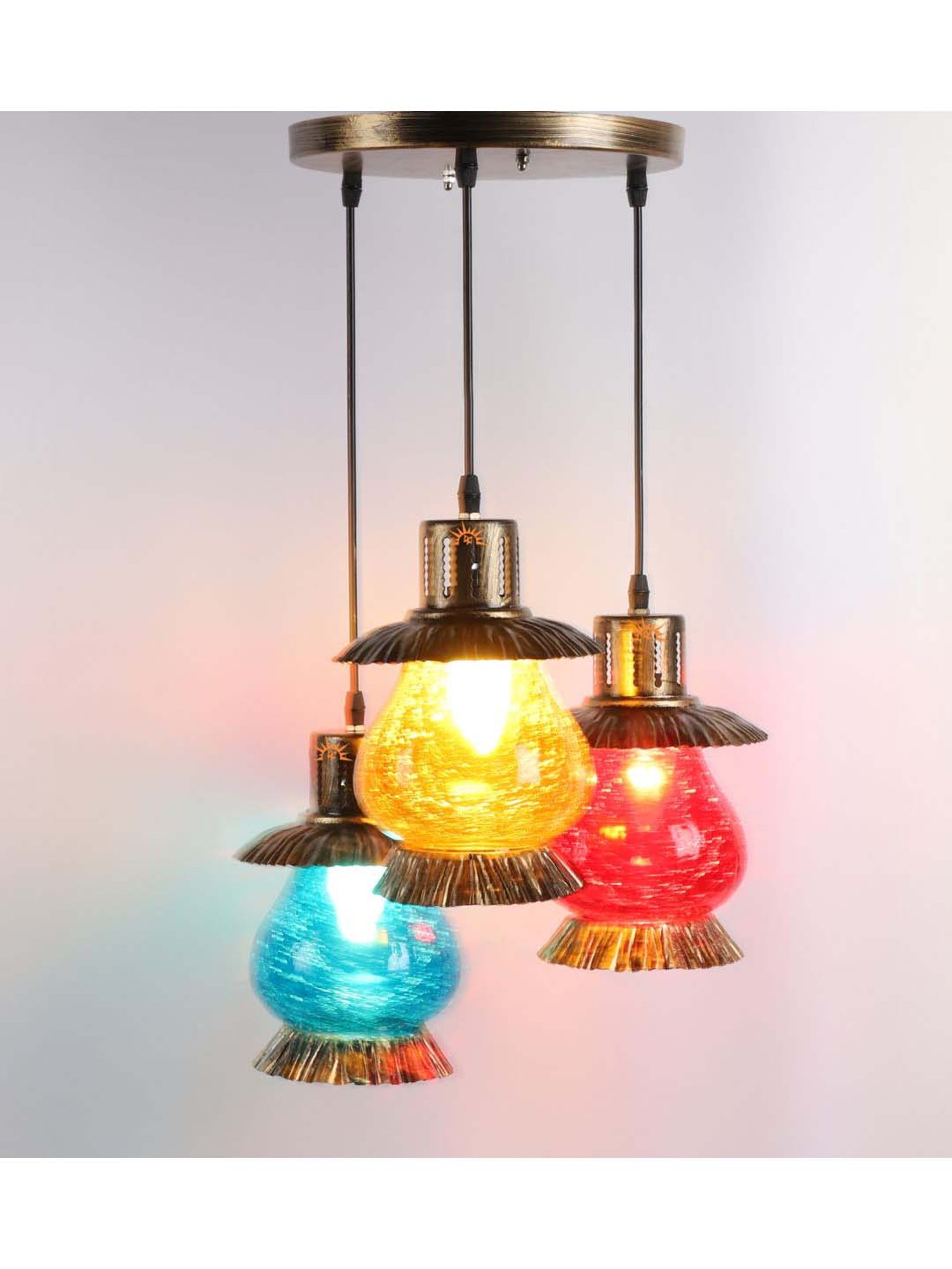 DecorativeRay Multicolor Hanging Light - Set of 1