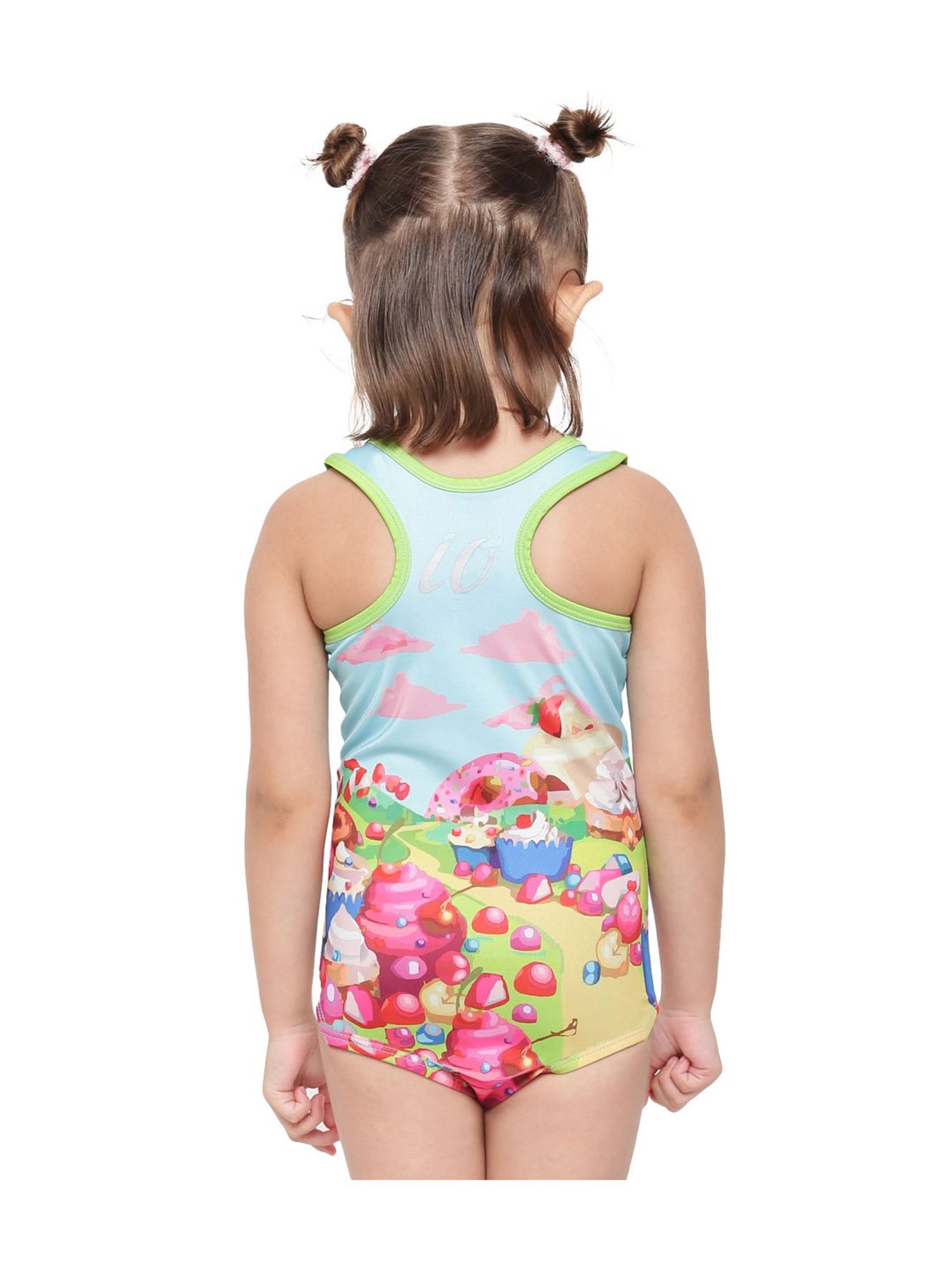 IO Kids Multicolor Printed Maillot