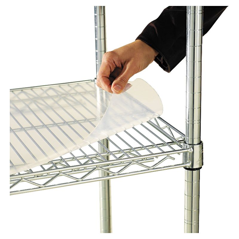Alera Shelf Liners For Wire Shelving, Clear Plastic, 36w x 24d, 4/Pack SW59SL3624