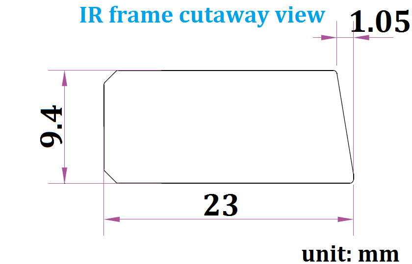 85 Inch 10 Points Infrared IR Multi Touch Screen Overlay Frame Panel USB Free Driver