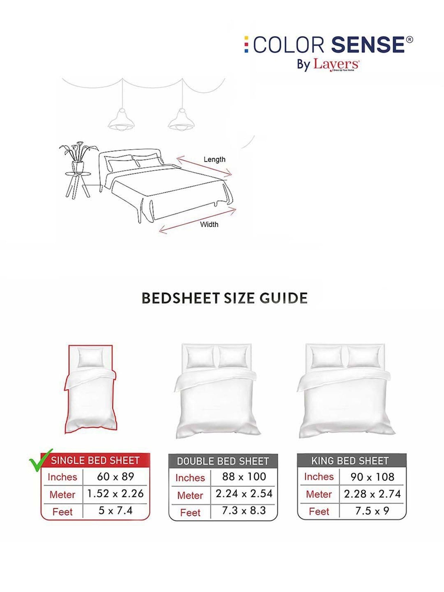 Layers Serenity Multicolor Cotton 200 TC Jaipur Medallian Single Bedsheet with 1 Pillow Cover