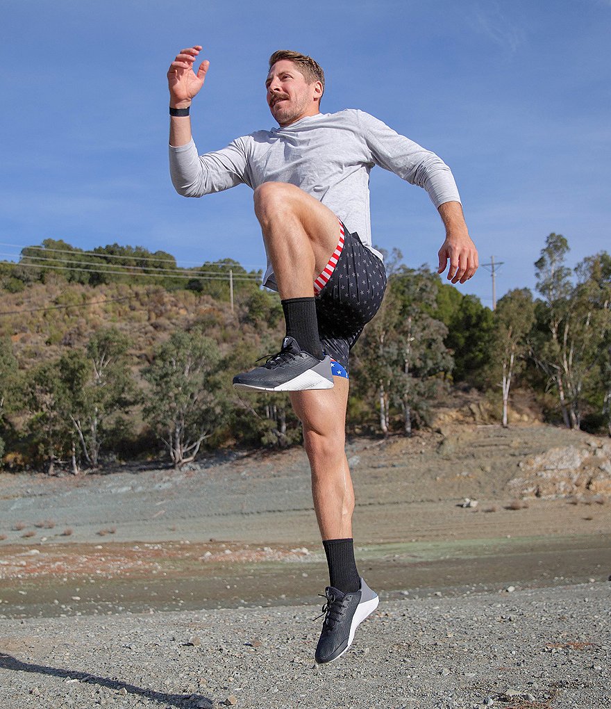 Redsand Elastic Waist Colorblock 20#double; Outseam Volley Shorts