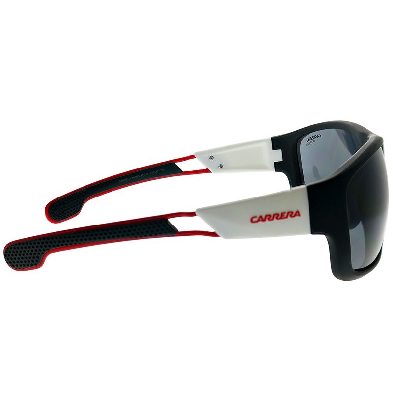Carrera 4006/S 4NL IR Unisex Rectangle Sunglasses Matte Black White 63mm