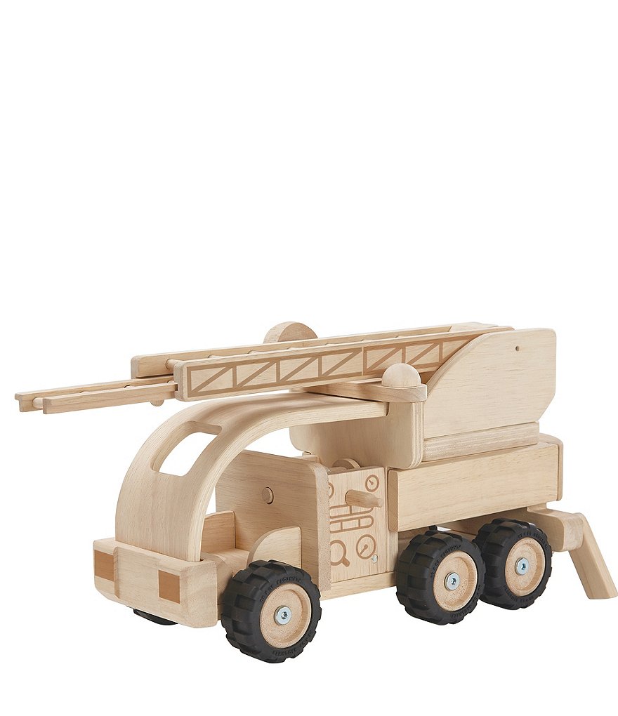 Plan Toys Wooden Toy Fire Truck