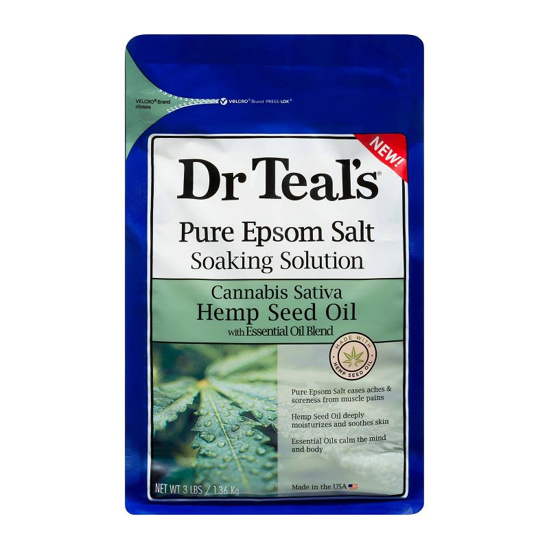 Dr Teal's Hemp Seed Oil Epsom Soak - 48oz