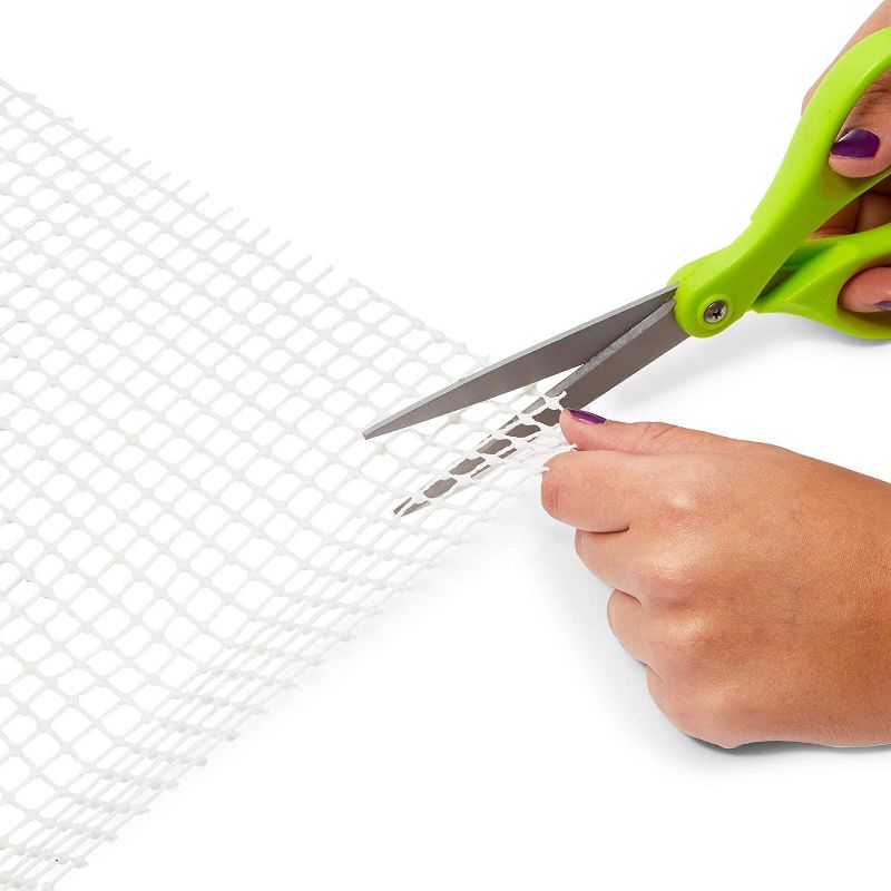 Okuna Outpost No Slip Area Rug Grip Pad for Floors, White (5 x 8 Feet)