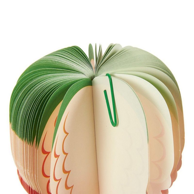 Juvale 6-Pack 3D Fruit Shaped Memo Sticky Notes Pads Office Supplies, 3.5 x 3.5 x 3.5 in