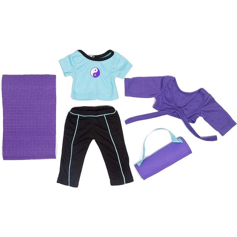 Dress Along Dolly Yoga Outfit for American Girl Doll