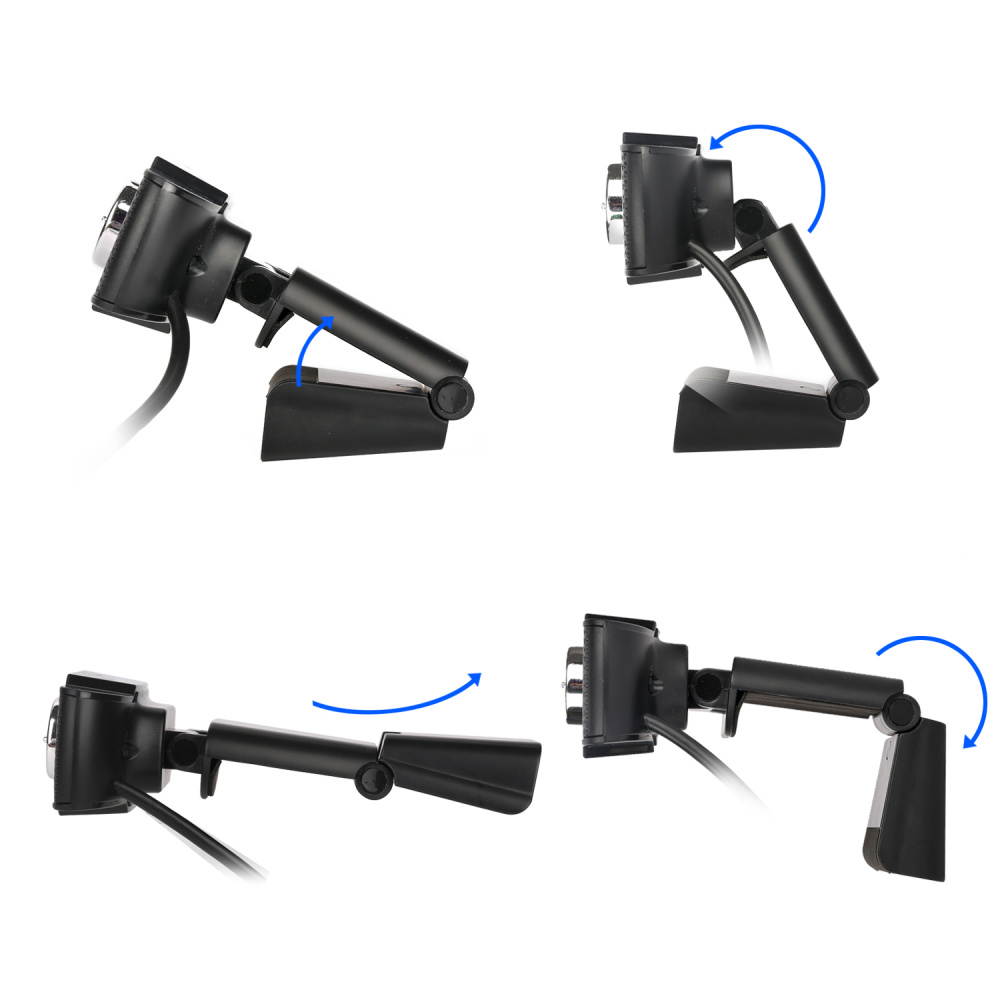 HXSJ S20 Webcam HD 480P PC Camera with Absorption Microphone MIC for Skype for Android TV Rotatable Computer Camera USB Web Cam