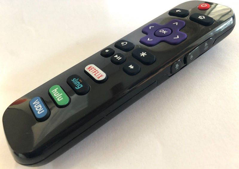 RC280 V4 Remote Control for TCL ROKU TV 32S3800 43S303 55FS3750 w Hulu Vudu Key