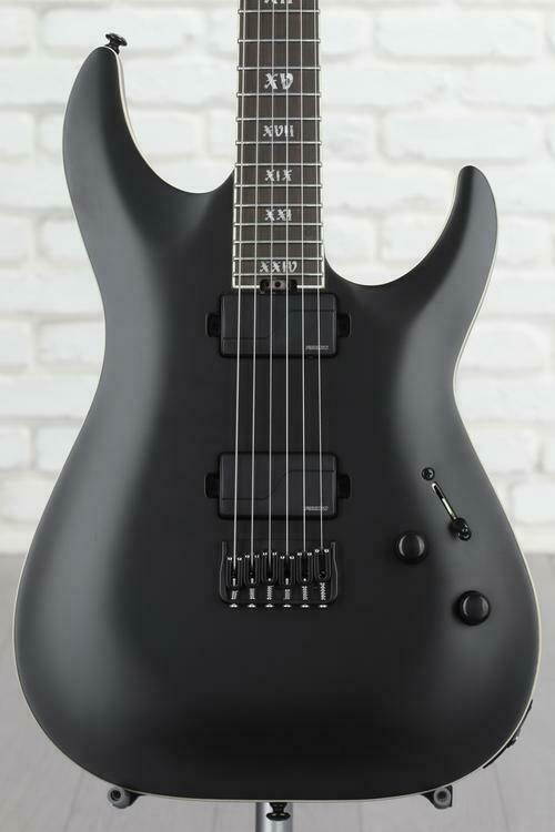 Schecter C-1 SLS Evil Twin - Satin Black