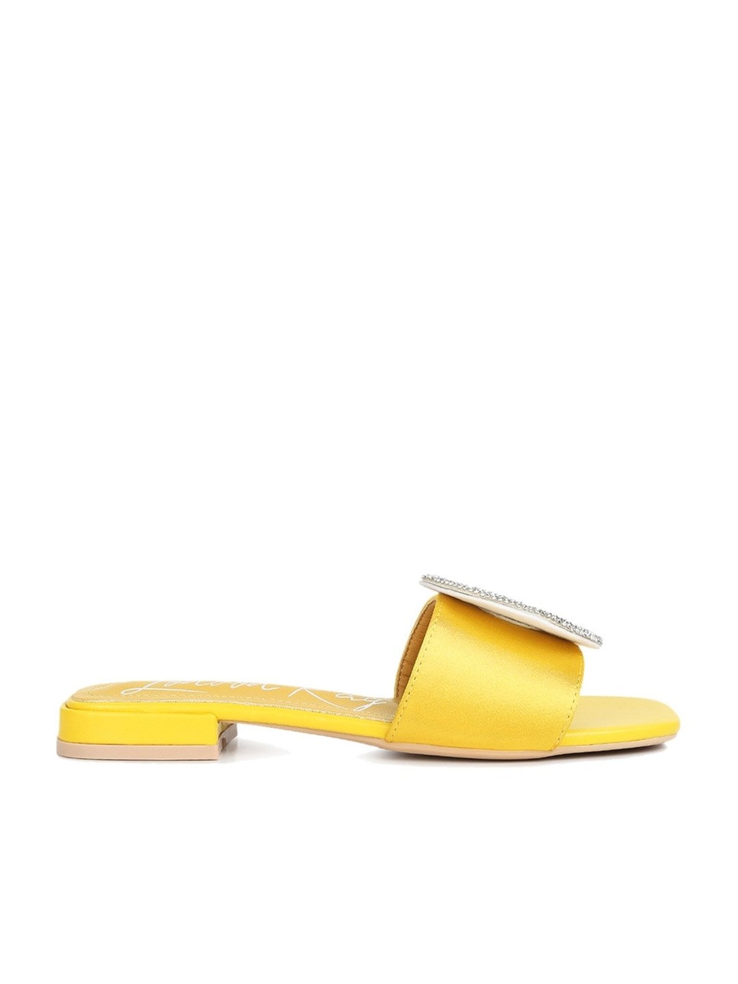London Rag Women's Yellow Casual Sandals