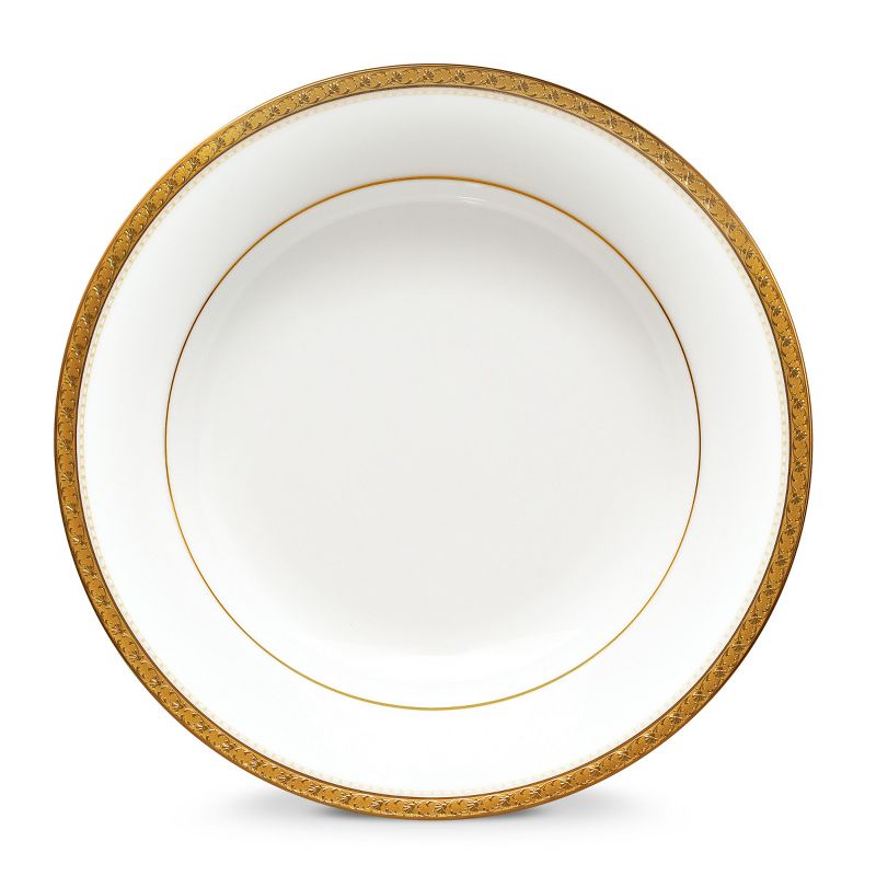 Noritake Charlotta Gold Rim Soup Bowl