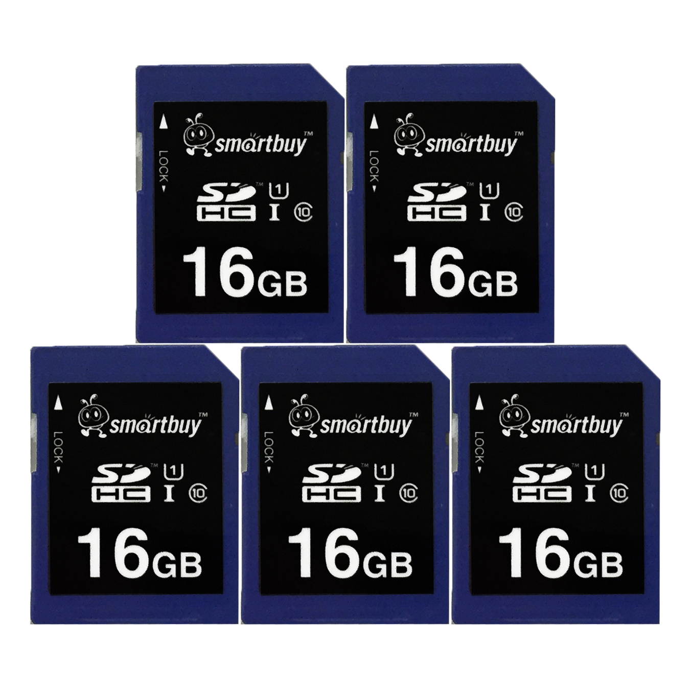 Smartbuy SDHC Class 10 Flash Memory Card SD HC C10 Ultra U1 UHS-I HD Fast Speed for Camera (32GB - 1 Pack)