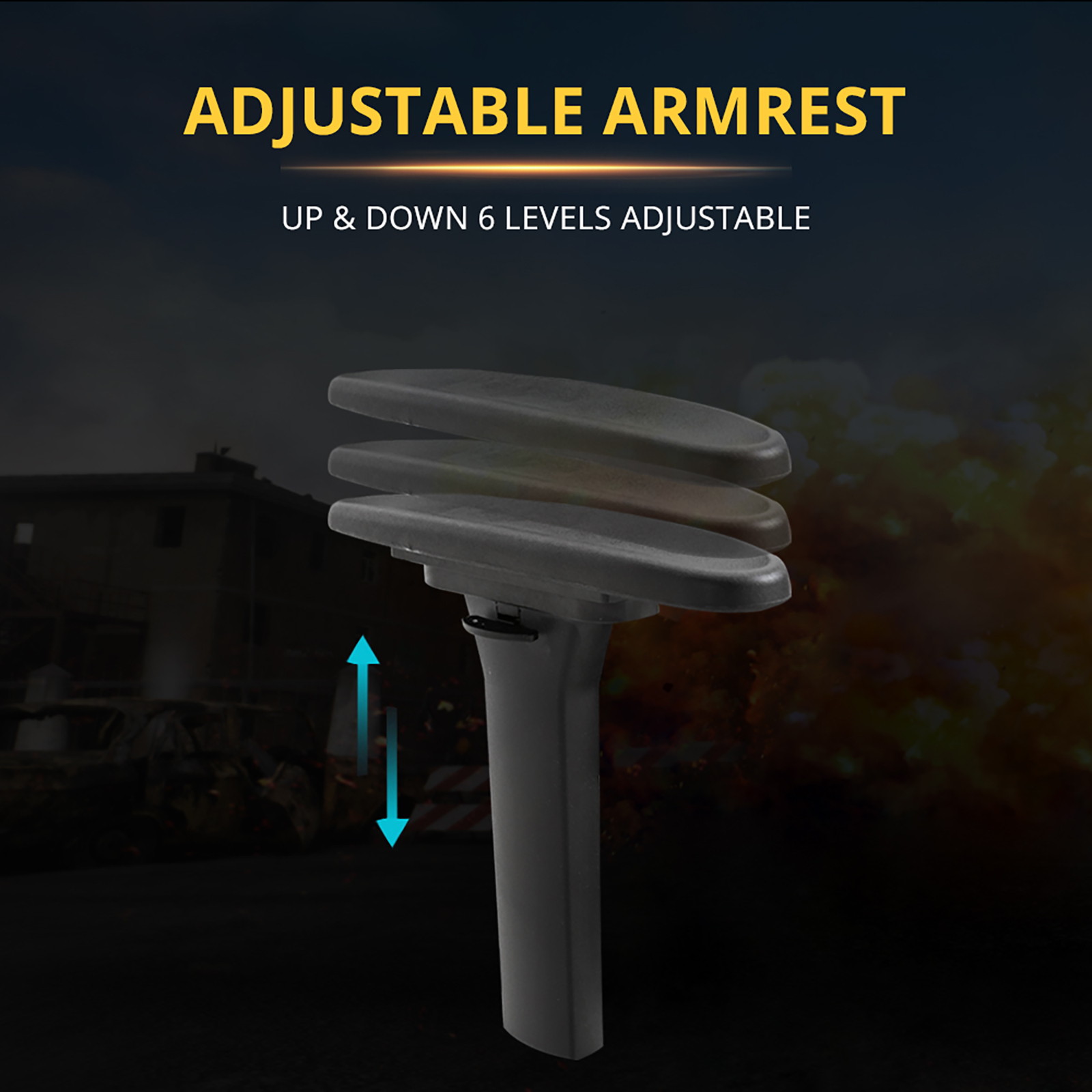 AMINITURE Gaming Chair Racing Style High Back Office Chair Seat Computer Game Chair Height Adjustment Swivel Recliner with Headrest and Lumbar Support